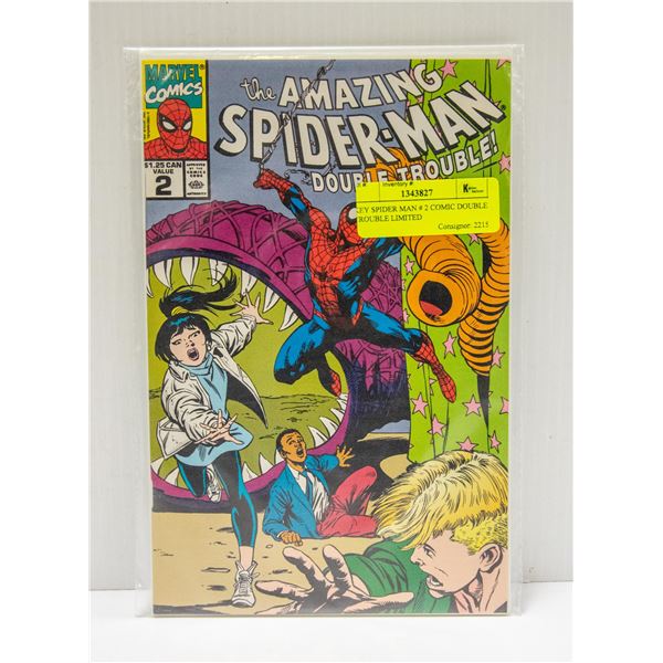 KEY SPIDER MAN # 2 COMIC DOUBLE TROUBLE LIMITED