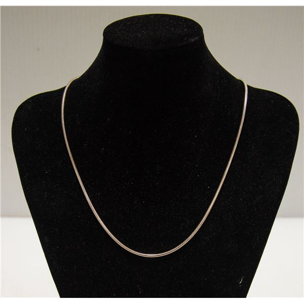 NEW .925 STERLING SILVER 18" NECKLACE,
