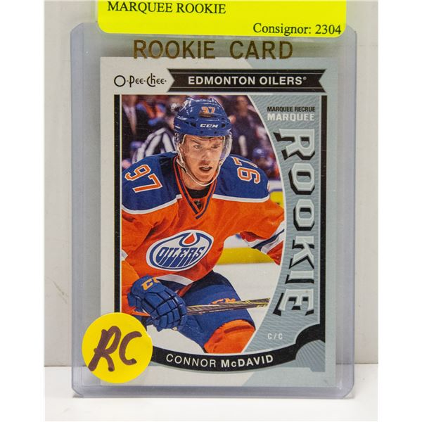 CONNOR MCDAVID O-PEE-CHEE MARQUEE ROOKIE