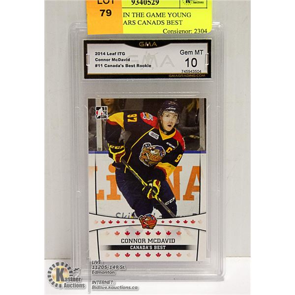 MCDAVID IN THE GAME YOUNG YOUNG STARS CANADS BEST