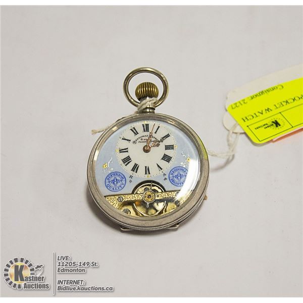 PARTIAL SKELETON POCKET WATCH WORKS