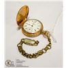 Image 2 : HUNTER GOLD PALTE CASE POCKET WATCH WORKS