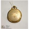 Image 1 : LVOR GOLD PLATE 16 JEWEL POCKET WATCH