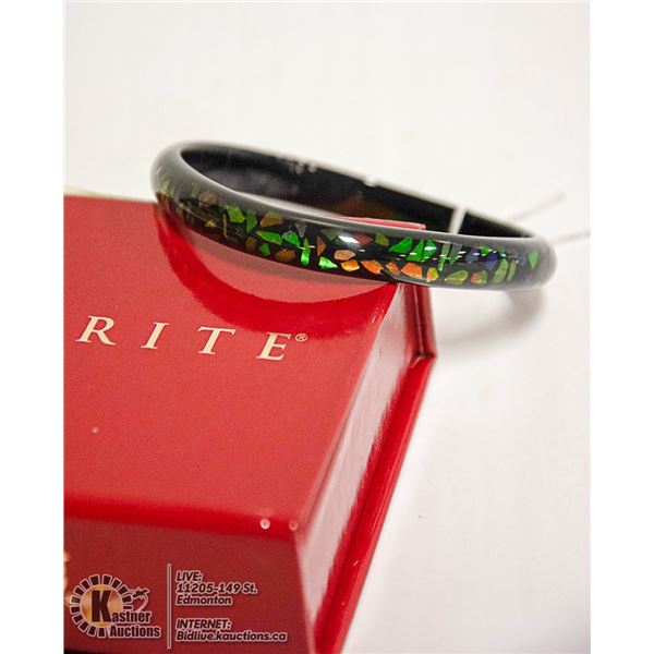 KORITE BLACK RESAIN BANGLE-LIFETIME GUARANTEE