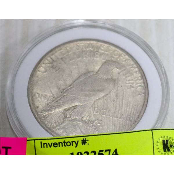 1922 USA SILVER PEACE DOLLAR