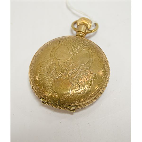 HAMPTON HUNTER CASE POCKET WATCH VINTAGE