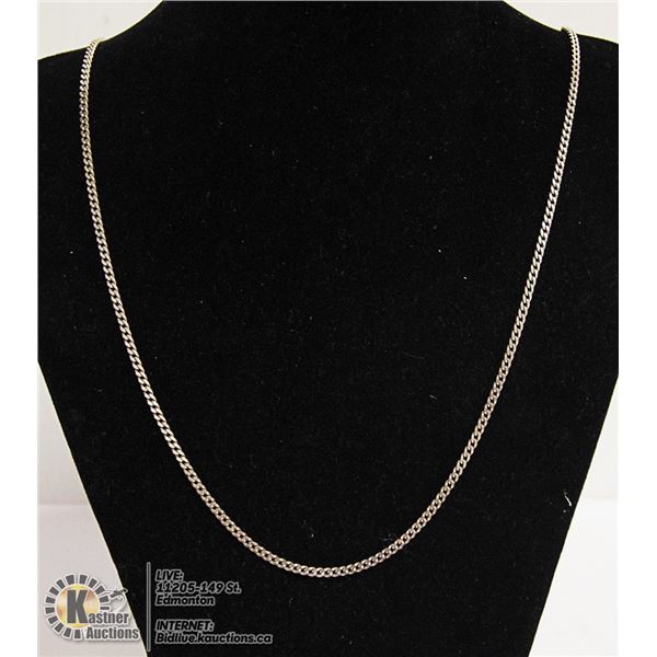 .925 SOLID SILVER ITALIAN CUBAN LINK CHAIN 30"
