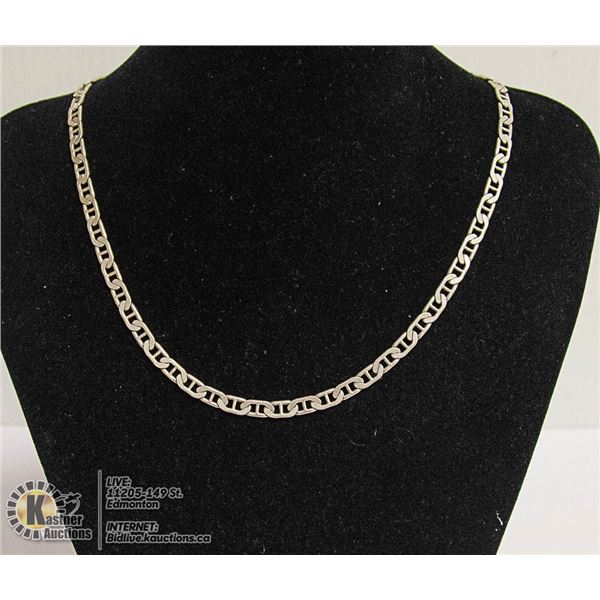 HEAVY .925 SOLID SILVER ITALIAN ANCHOR LINK CHAIN