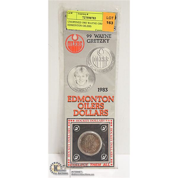 UNOPENED 1983 WAYNE GRETZKY EDMONTON OILERS