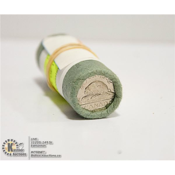 COINEX SHOTGUN ROLL OF 1973 CANADIAN NICKLES