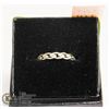 Image 1 : VINTAGE .925 STERLING SILVER CHAIN BAND RING SZ 8