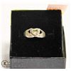 Image 1 : VINTAGE .925 STERLING SILVER IRISH CLADDAGH RING