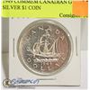 Image 1 : 1949 COMMEM CANADIAN GVI SILVER $1 COIN