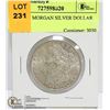 Image 1 : 1884 0 US MORGAN SILVER DOLLAR COIN