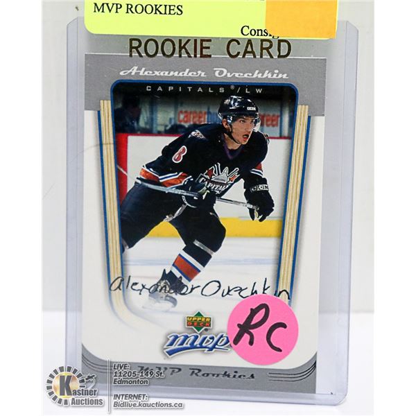 ALEXANDER OVECHIN UPPER DECK MVP ROOKIES