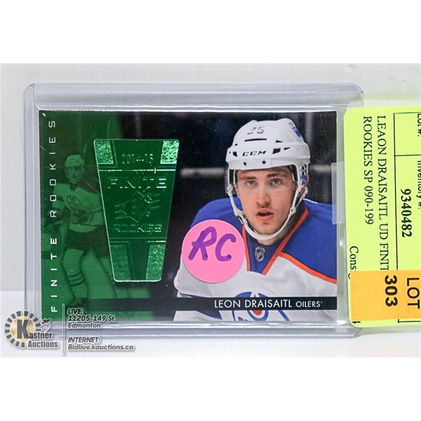 LEON DRAISAITL UD FINITE ROOKIES SP 090-199