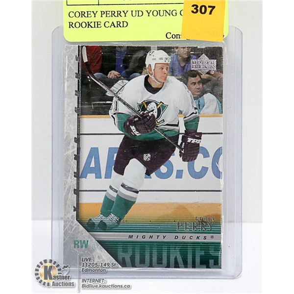 COREY PERRY UD YOUNG GUNS ROOKIE CARD