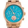 Image 2 : NEW MICHAEL KORS TRIPLE CHRONO BLUE DIAL MSRP $309