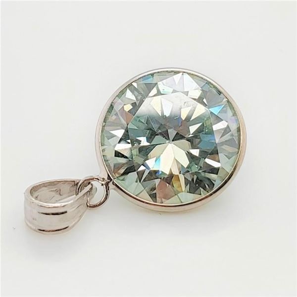 14K  MOISSANITE  DIAMOND PENDANT