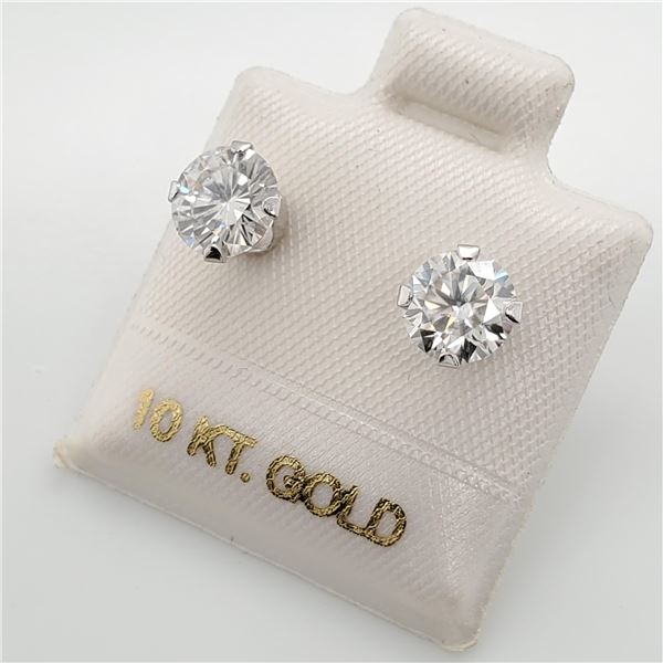10K  MOISSANITE  EARRINGS
