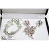 Image 1 : SARAH COV RHINESTONE INLAYED JEWELRY SET INCLUDES