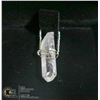 Image 1 : STERLING SILVER HEALING CRYSTAL PENDANT