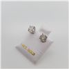 Image 1 : 14K  DIAMOND(1.52CT,I2-3,G-H)2 DIFFERENT EARRINGS