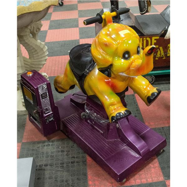 AUTOROVO KIDDIE RIDES LUCKY ELEPHANT NOSE UP