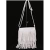 Image 1 : NEW WHITE BOHO STYLE FRINGE PURSE
