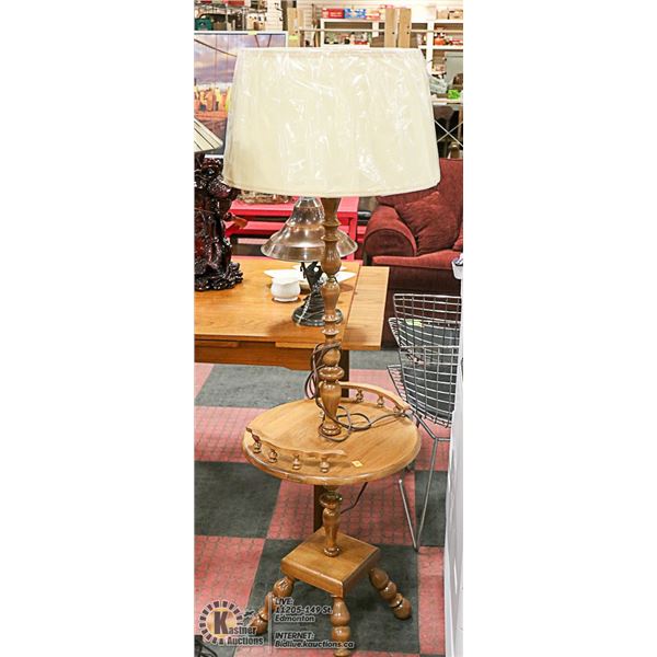 MAPLE END TABLE LAMP