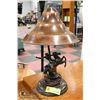 Image 1 : BRONZE STYLE HORSE LAMP