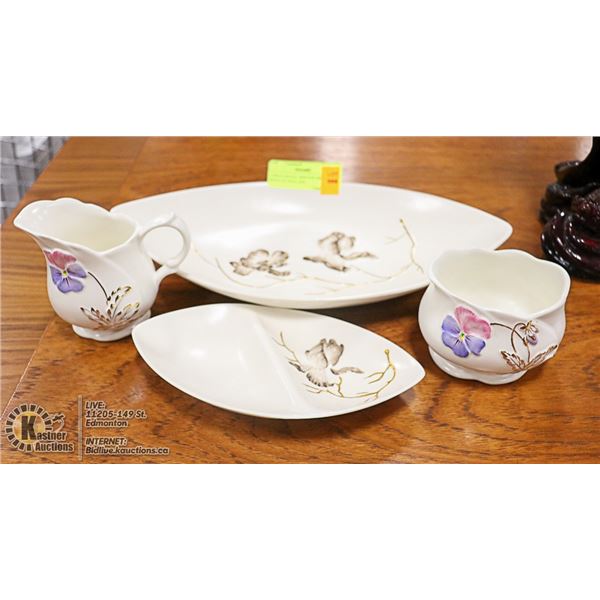 4 PIECE ROYAL WINTON DISHWARE MADE IN ENGLAND