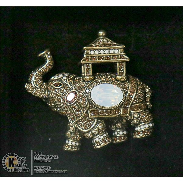 AUTHENTIC HEIDI DAUS BLING SAFARI PIN
