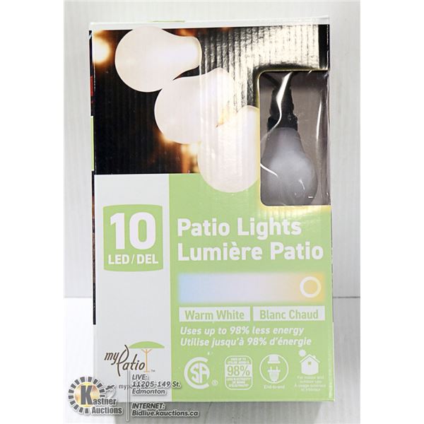 MY PATIO 10 LED LIGHT STRING