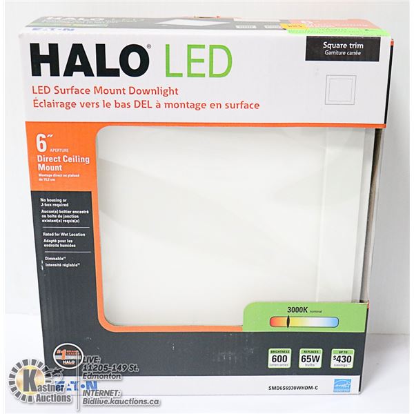 HALO LED 6" SURFACE MOUNT DOWN LIGHT