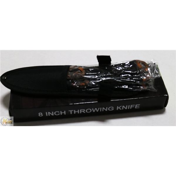 3 NEW 8" THROWING KNIVES