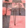 Image 1 : ROUND WROUGHT IRON PLANT STAND