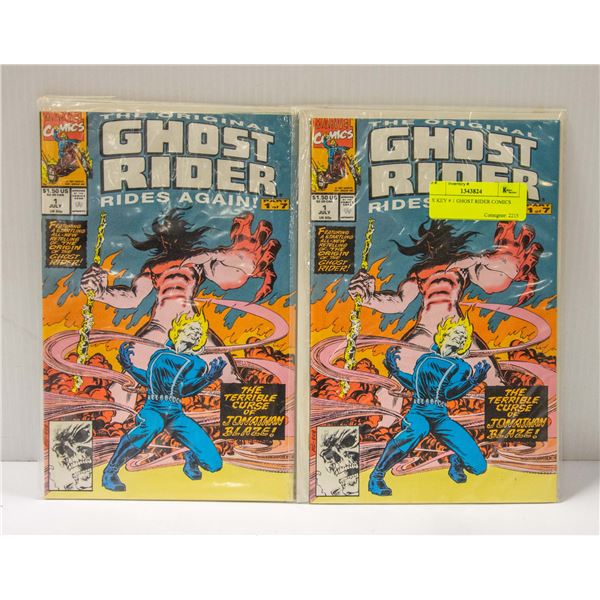2 X KEY # 1 GHOST RIDER COMICS