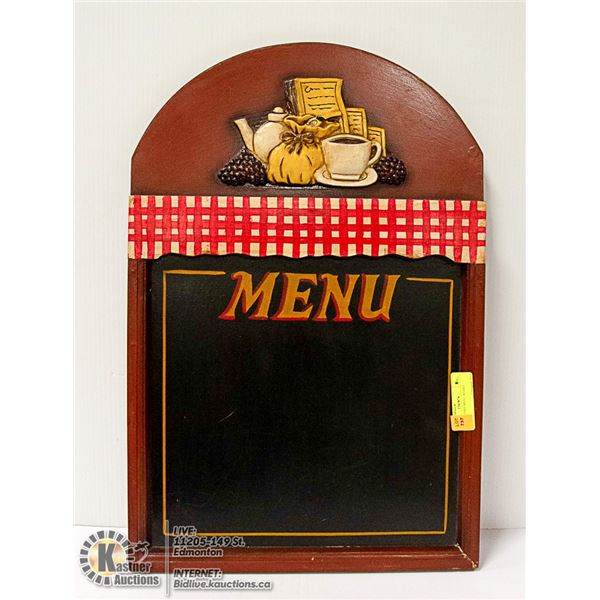 KITCHEN CHEF MENU BOARD CHALK