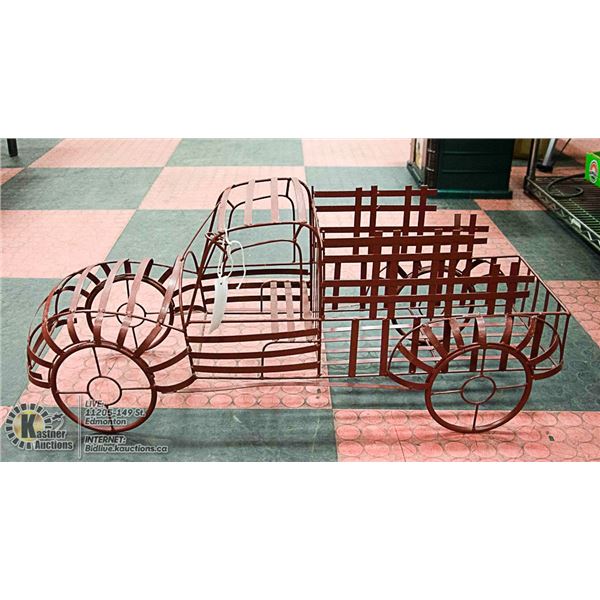 METAL TRUCK PLANTER 31" LONG X 12 1/2" TALL