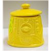 Image 1 : CERAMIC COOKIE JAR YELLOW GUMBALL JAPAN