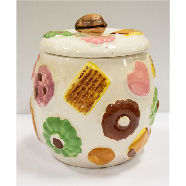 CERAMIC COOKIE JAR COOKIE PASTRY DECORATION