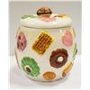 Image 1 : CERAMIC COOKIE JAR COOKIE PASTRY DECORATION