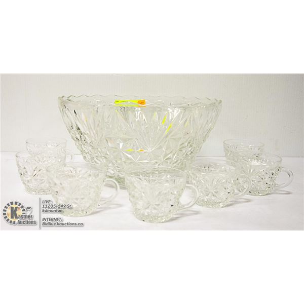 7 PIECE PUNCH BOWL SET