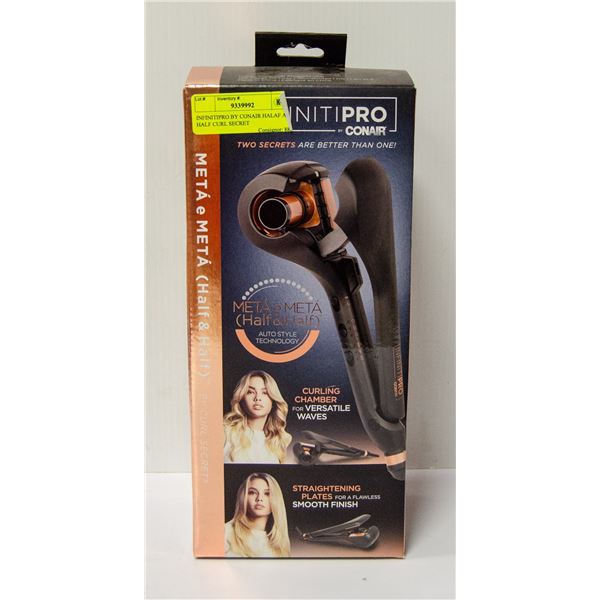 INFINITIPRO BY CONAIR HALAF AND HALF CURL SECRET