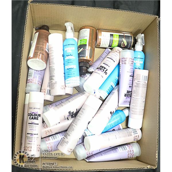 FLAT LOT OF HAIR CARE PRODUCTS