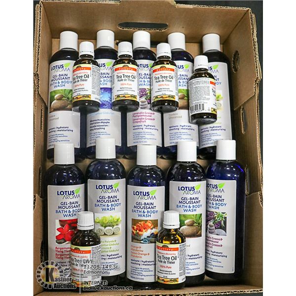 FLAT LOT OF AROMATHERAPY AND BODY WASH