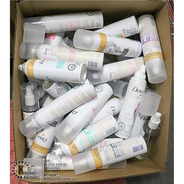 FLAT LOT OF DOVE HAIR CARE PRODUCTS