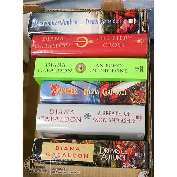 LOT OF 6 DIANA GABALDON BOOKS