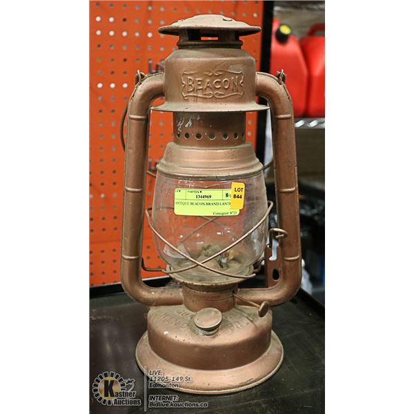 ANTIQUE BEACON BRAND LANTERN